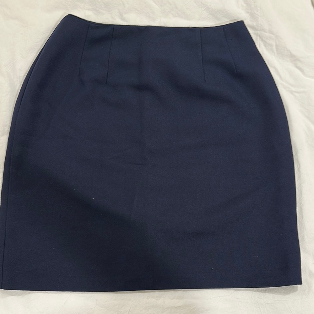 Classic Navy Women's Pencil Skirt